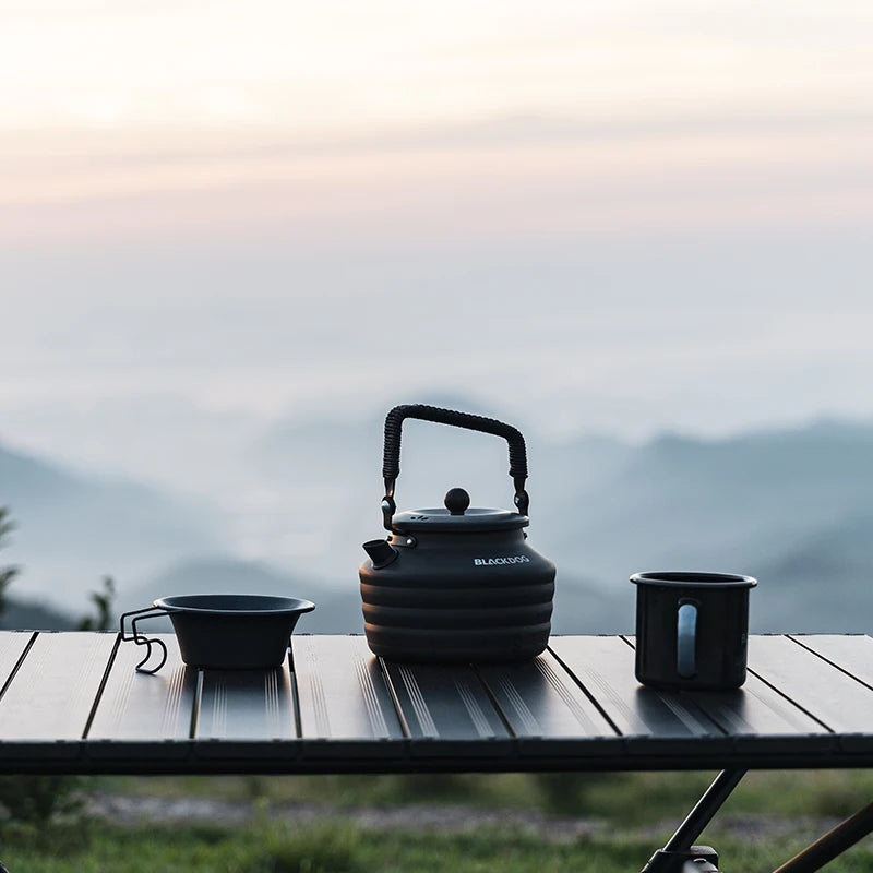 BLACKDOG Outdoor Camping 1.3L Water Kettle Portable Ultralight Aluminum Cookware Travel Essential Coffee Hand Drip Pot Teapot