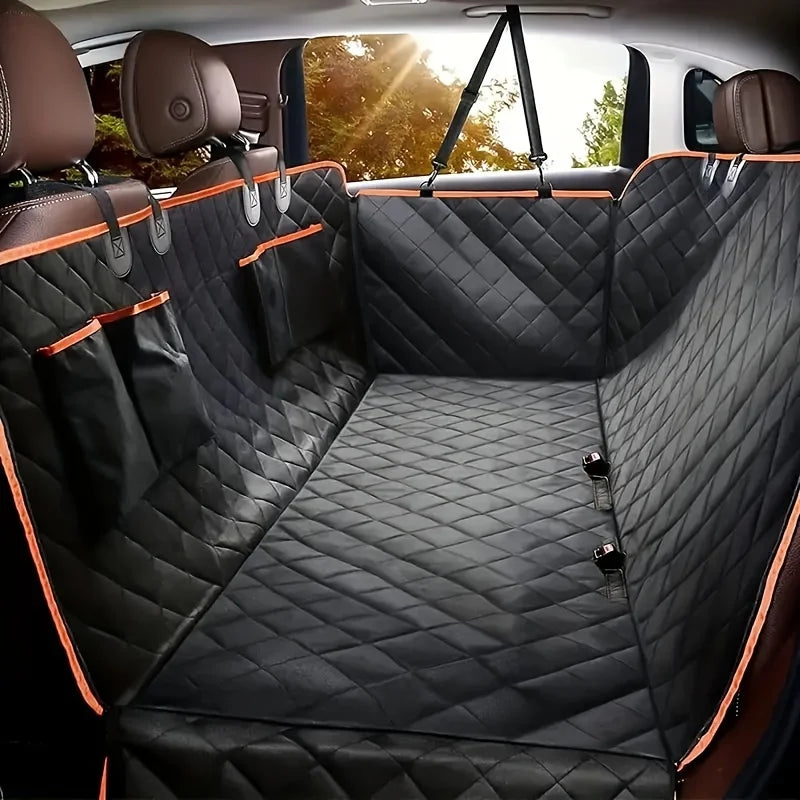 JTPAWS Dog Car Seat Hammock Cover – Waterproof & Scratch-Resistant Polyester