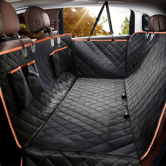 JTPAWS Dog Car Seat Hammock Cover – Waterproof & Scratch-Resistant Polyester