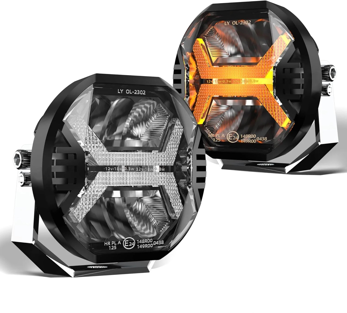 ANGLELITE 4" LED – Spotlight with X-DRL | IP67 | EMARK Certified
