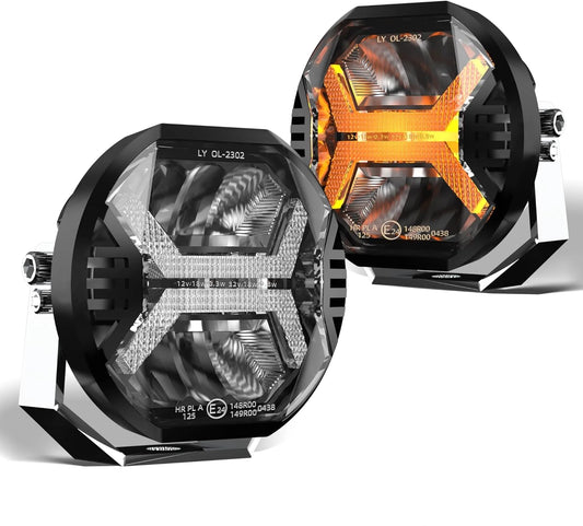 ANGLELITE 4" LED – Spotlight with X-DRL | IP67 | EMARK Certified