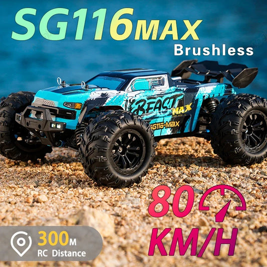 OFFROAD Radio Control Car 1/16th SG116 Max, Brushless Four-Wheel Drive