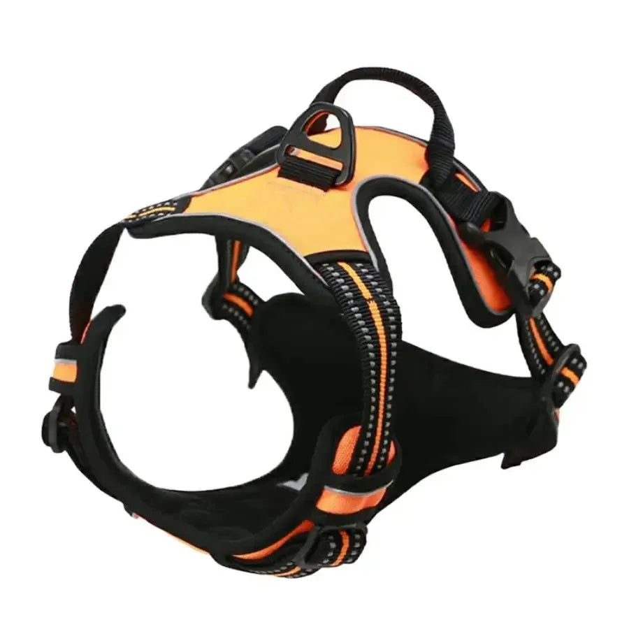 Pet Dog Vest Harness & Collar Set – Adjustable for Small & Medium Dogs