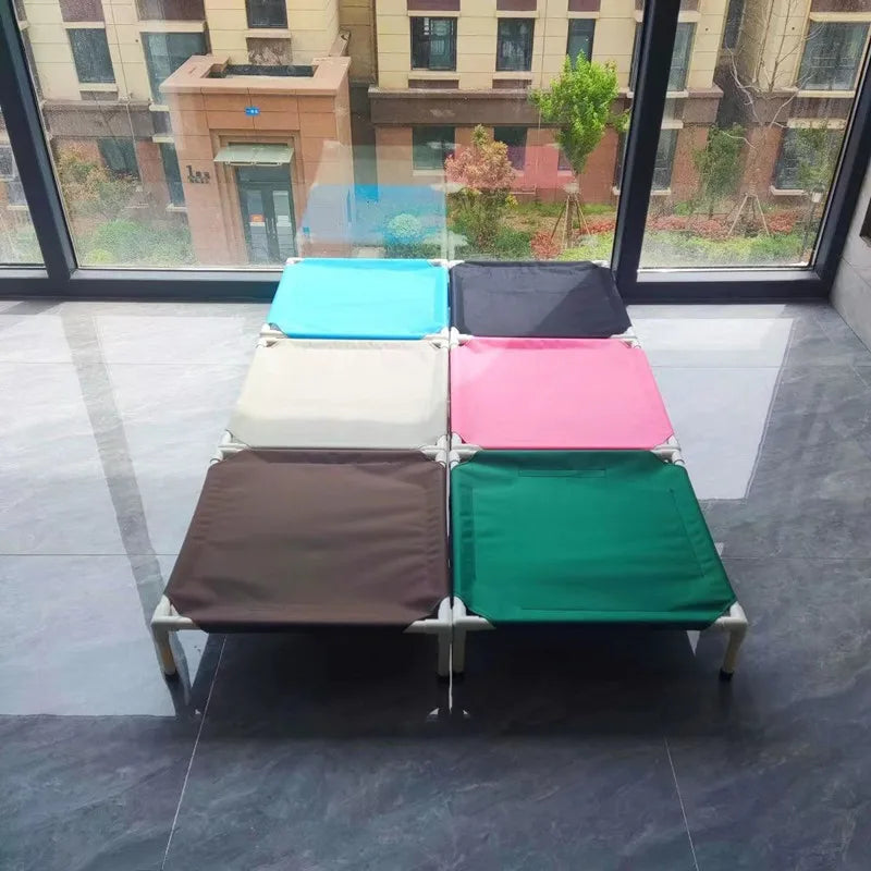 Elevated Folding Pet Camping Bed – Portable Raised Dog & Cat  Bed