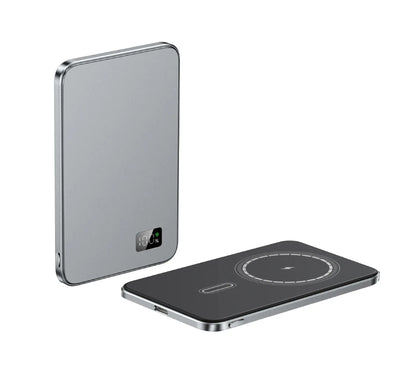 10000mAh Thin Magnetic Wireless Power Bank Fast Charging Mag safe For iPhone Samsung