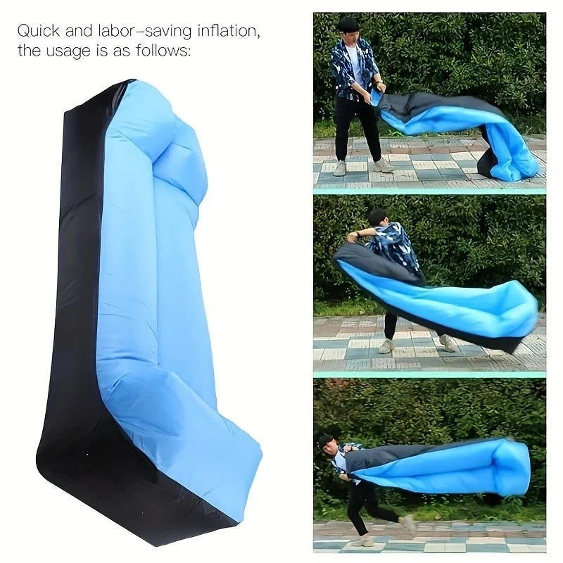 Inflatable Outdoor Lounger – Portable Air Sofa for Camping, Beach & Festivals