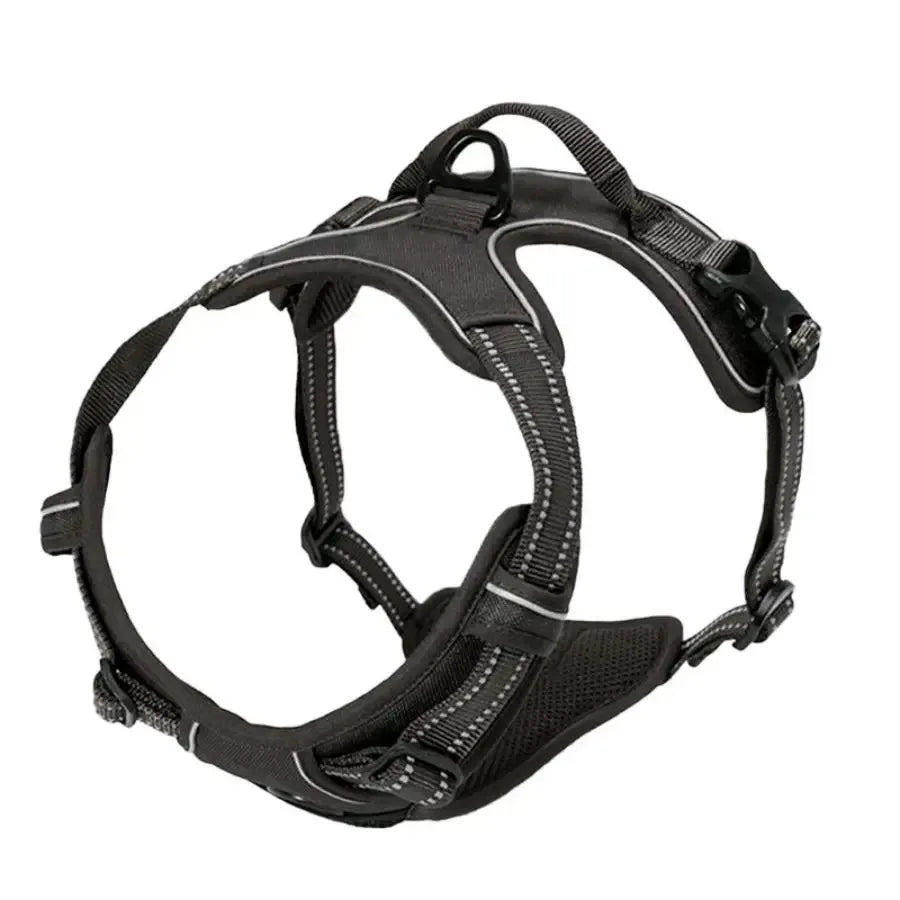 Pet Dog Vest Harness & Collar Set – Adjustable for Small & Medium Dogs
