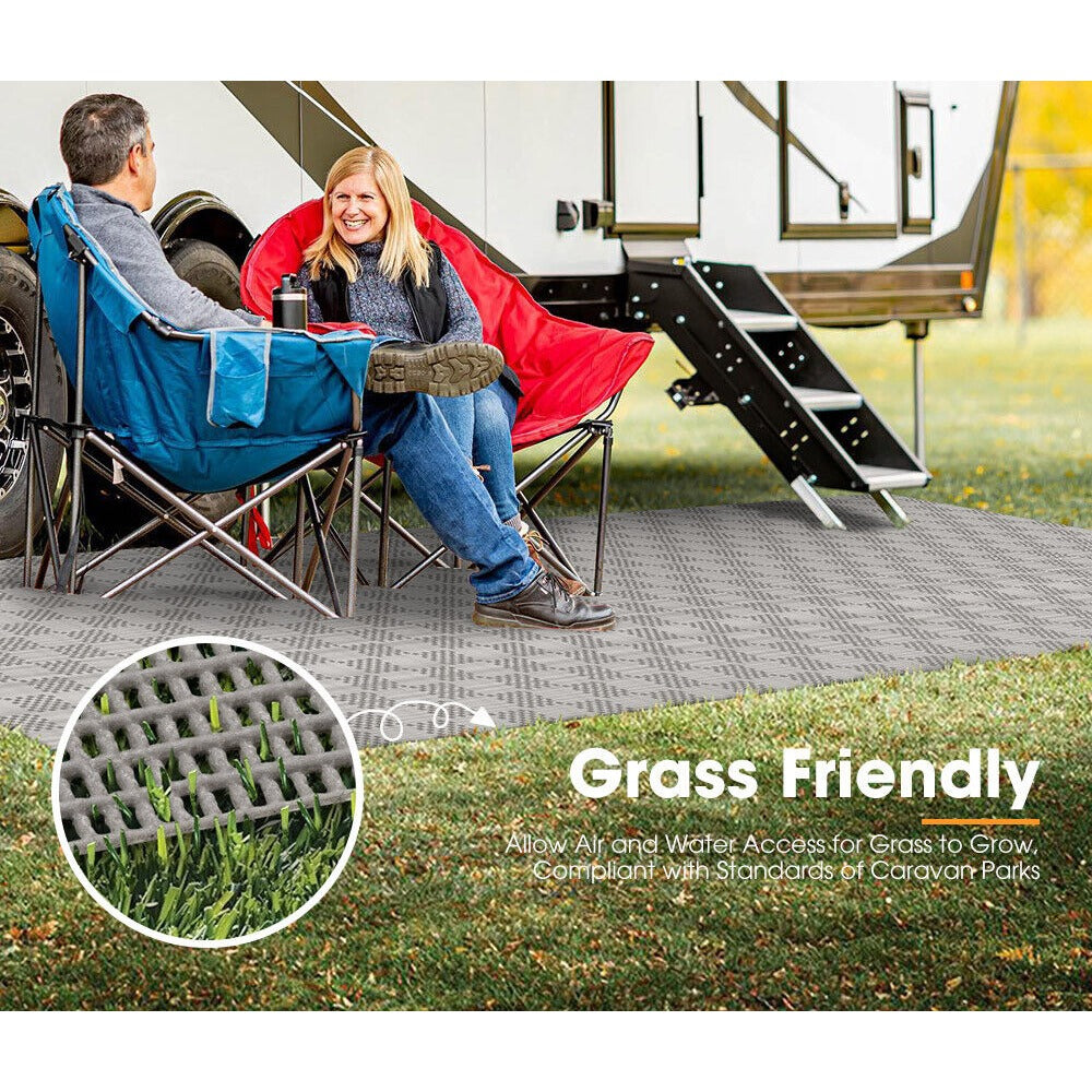 San Hima 5M X 2.5M Annex Matting Floor Mats Mesh Caravan Park Camping Picnic