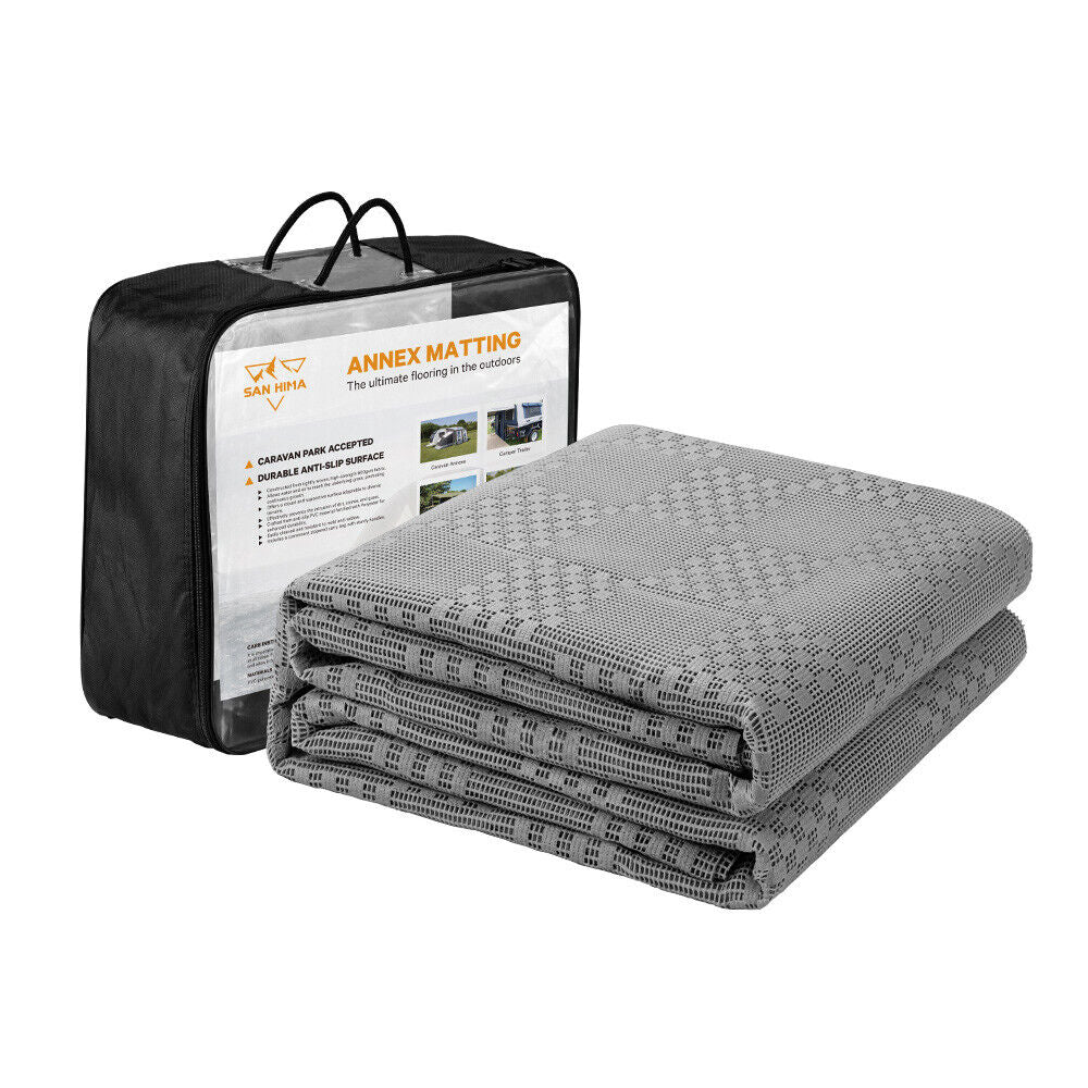 San Hima 5M X 2.5M Annex Matting Floor Mats Mesh Caravan Park Camping Picnic