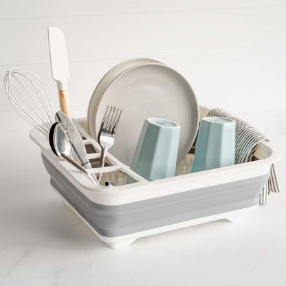 Collapse-A Dish Rack - Foldable, Space-Saving Drying Rack