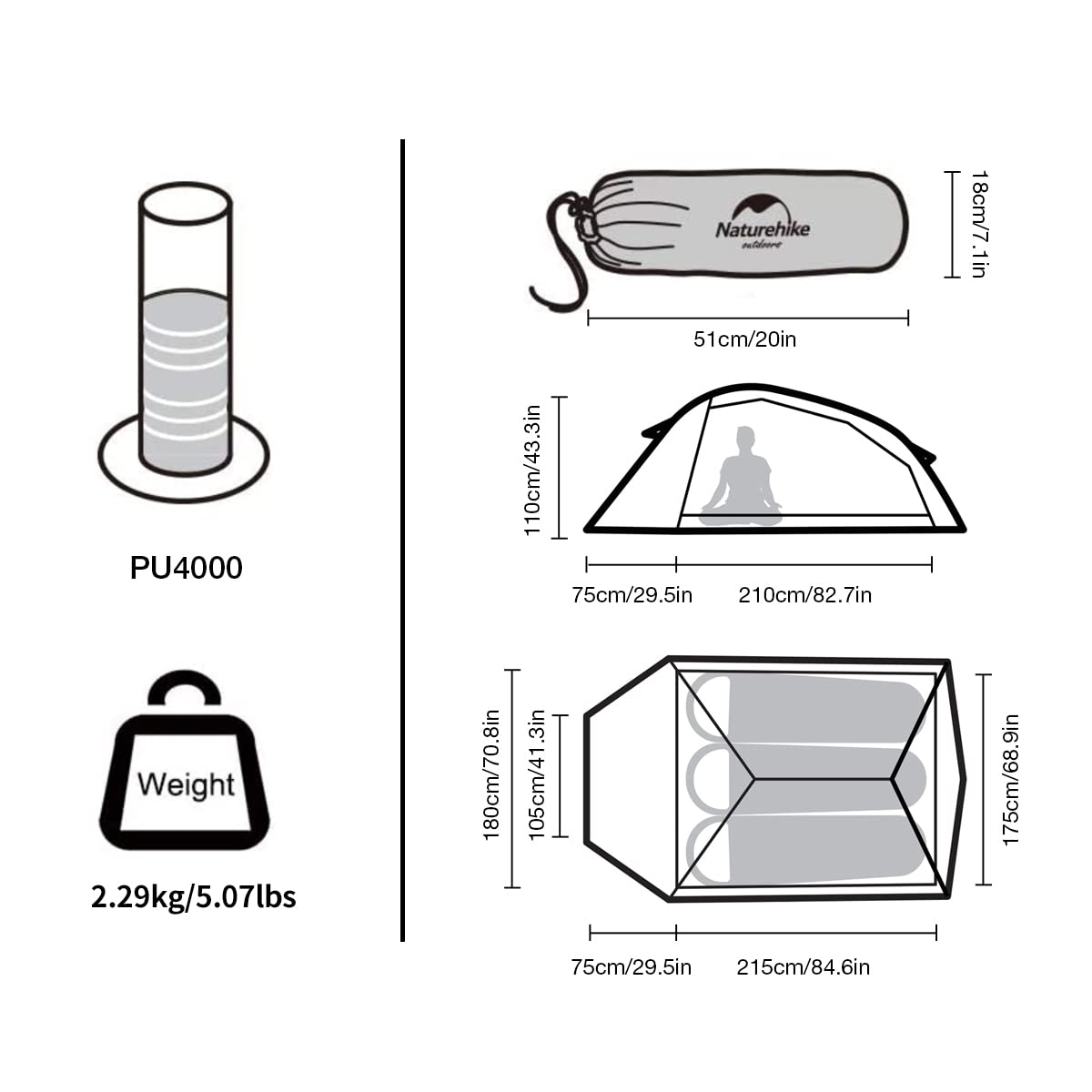 Cloud Up Pro 3 Person Ultralight Backpacking Tent
