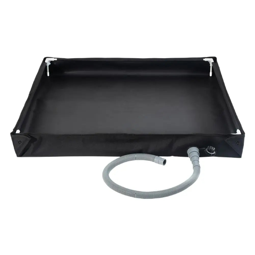 Portable Shower Pan with Drain Hose Foldable Shower Base Outdoor Tent Shower Tray for RV Outdoor Camping Shower Beach Pet Bath