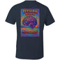 black t shirt teewah brain psychedelic