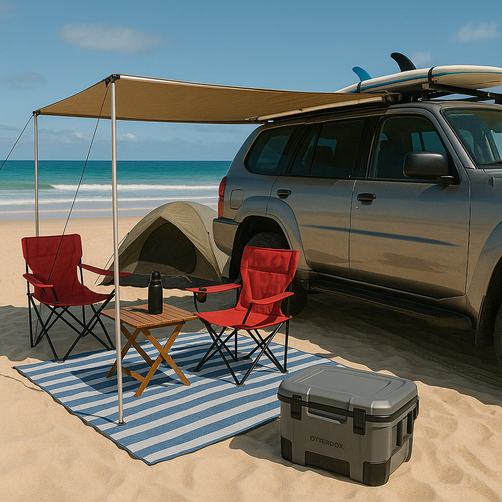 Beach Camping Setup